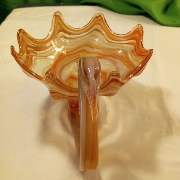 Mid Century Art Blown Glass Swan - Picture 14 of 14